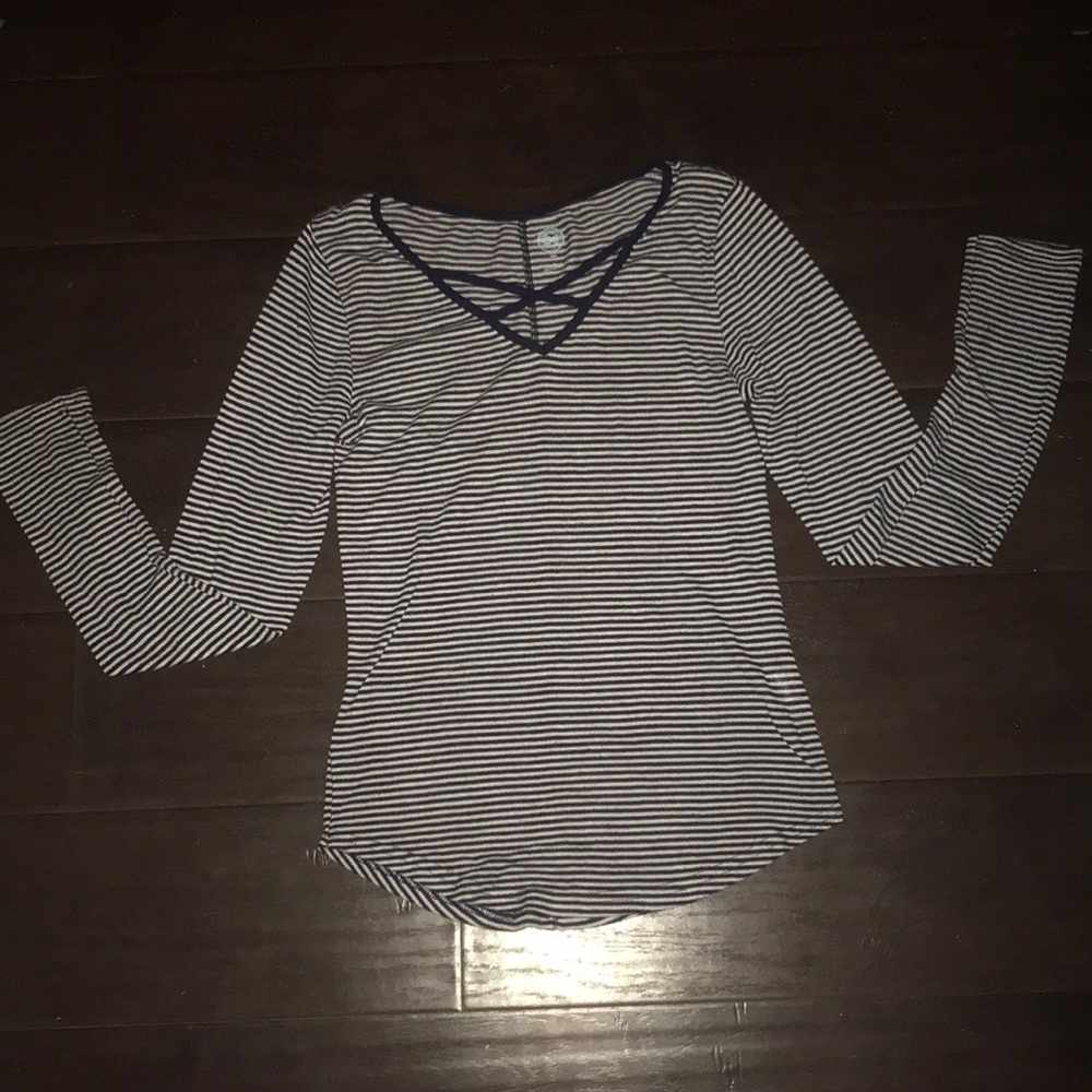 super stylish striped long sleeve